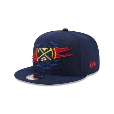 Denver Nuggets Gorra | New Era NBA Logo Tear 9fifty Snapback Cap Mexico - Azules